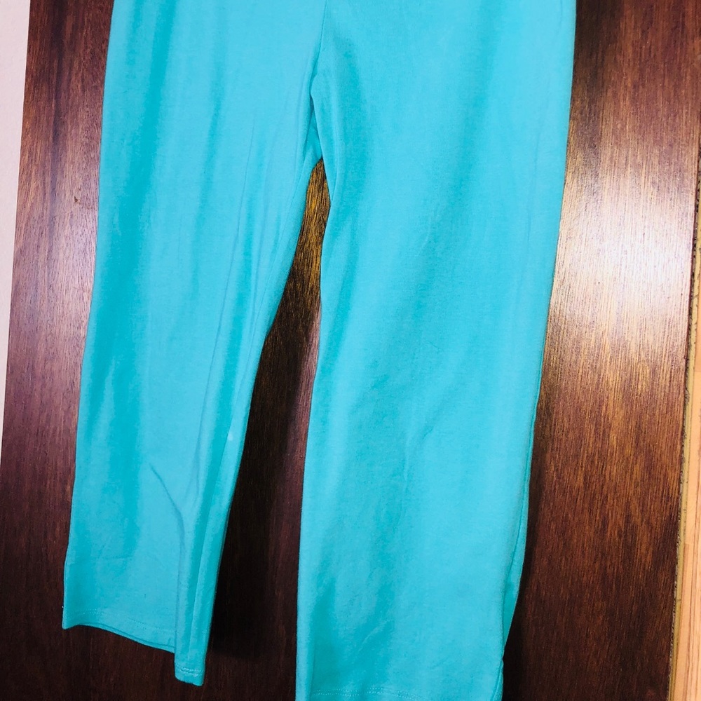 Teal total girl plus leggings